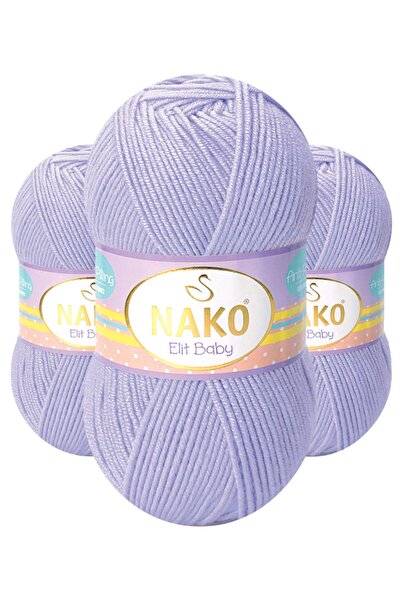 NAKO 5 Adet Elit Baby Anti-pilling El Örgü Ipi bebek Yünü Tüylenmez Bebe Yünü...