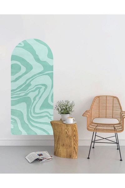 Piksel Grafik Αυτοκόλλητο τοίχου με μοτίβο Bohemian Oval