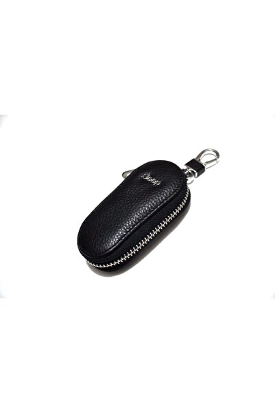 idealaksesuar Jeep Zippered Leather Patterned Keychain Remote Control Case Im...