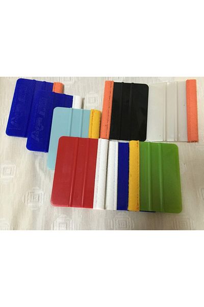 AYCEDİSPLAY Foil Application Apparatus Plastic Felt Squeegee (Pack of 6)