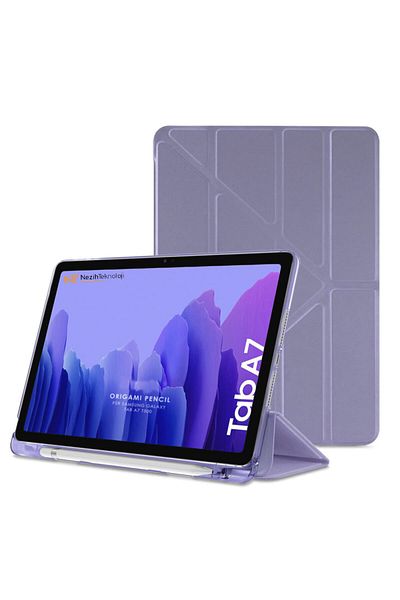 Nezih Case Samsung Galaxy Tab A7 T500 T507 10.4" Smart Case with Pen Compartment, Stand, Cover and Sleep Mode