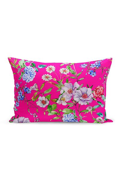 Filamente Double Sided Digital Printing Throw Pillow Cover Flower Garden