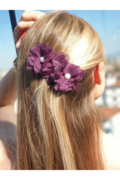 Melkady Aksesuar Melkady 233tmor - Πολυτελής αυτόματη πόρπη με λουλούδια και ...