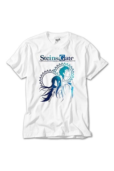 Z zepplin Tricou alb Steins Gate