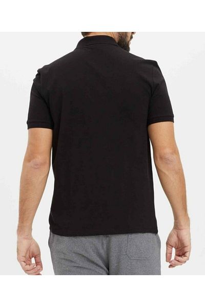 NACAR STORE Ανδρικό μπλουζάκι με μαύρη πόλο λαιμόκοψη Slimfit Basic