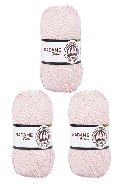 Ören Bayan Πλεκτό νήμα χειρός Madame Cotton Powder- 028 100 Gr Σετ 3 τεμ