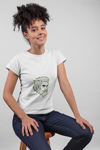 ErTaPassage Beli muškarac Štampano Žena T-shirt - Odiyan T7375232