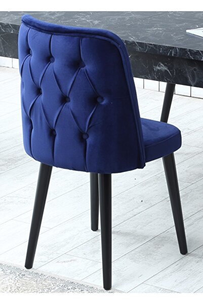 Ervo Venüs-dio Lacivert Yemek Mutfak Salon Cafe Bahçe Restorant Sandalyesi