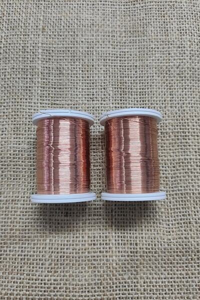 platin hediyelik ( 2 Adet ) No 30 Roze Renk Filografi Teli Gelin Taçı Çiçek Teli