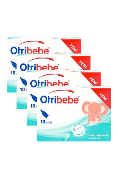 Otribebe Nazal Burun Aspiratörü Yedek Ucu 10'lu X 4 Adet