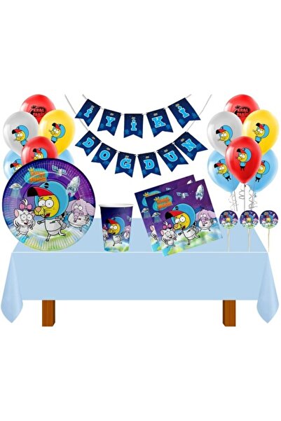 Partimarka Kral Şakir Space Adventure Birthday Set for 16