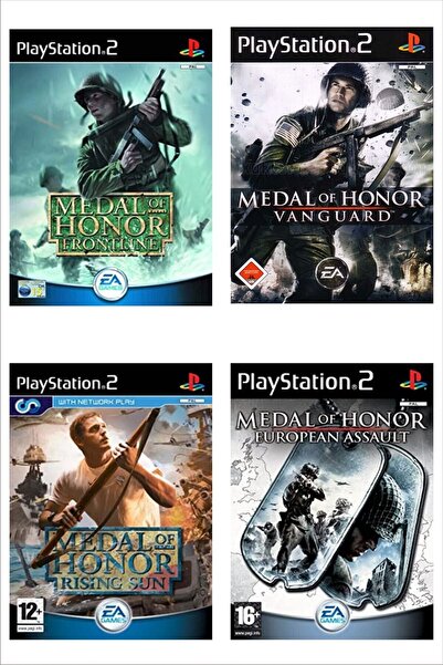 Sony Playstatıon 2 - Medal Of Honor Serisi 4 Oyunluk Set - Sadece Çipli Cihazlar Için!