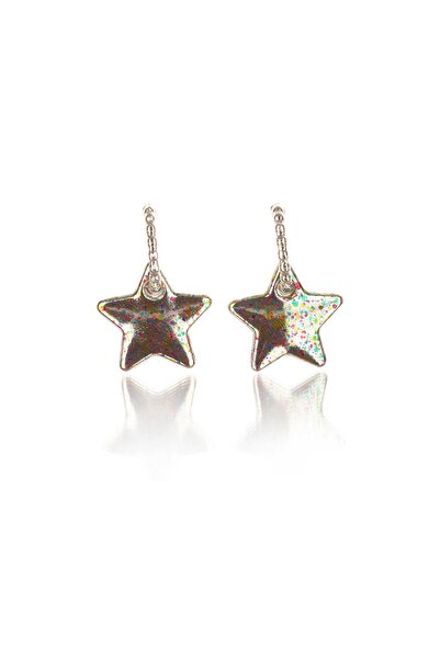 Leerybee Spotted Mixed Color Antiallergic Star Earrings