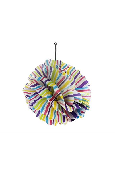 Genel Markalar Süs Ponpon Pelur Kağıttan 35 Cm Rengarenk Adet:1 En:35cm Boy:35cm