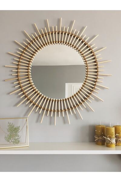 LUVIE Rattan Ayna 35'65