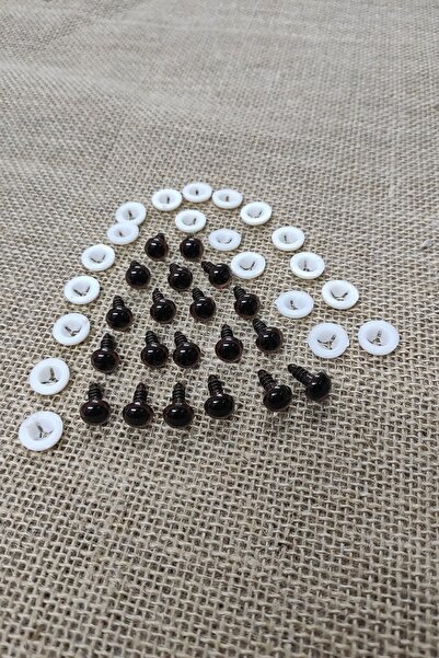 platin hediyelik 20 bucăți de ochi de păpușă amigurumi de 10 mm, ochi de cris...