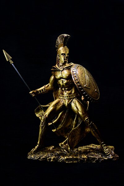Narçiçeği Takı ve Hediyelik Eşya Yunan Savaşçı Spartalı Leonidas Büyük Boy Go...