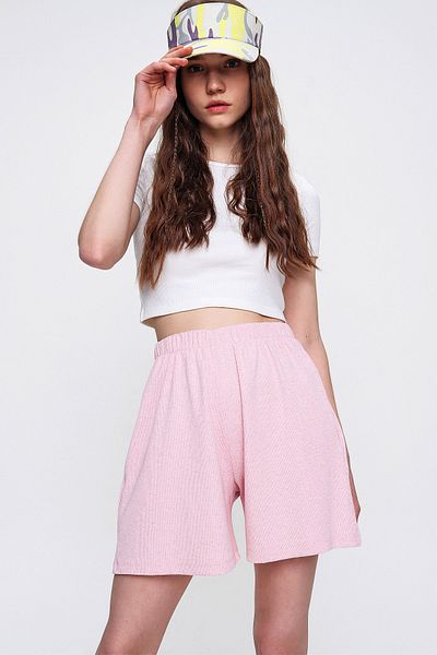 Trend Alaçatı Stili Gelbe Tennismütze für Damen ALC-A2244