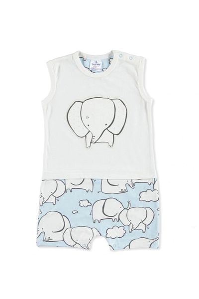 Luggi Blue Elephant Baby Boy Barbatöz