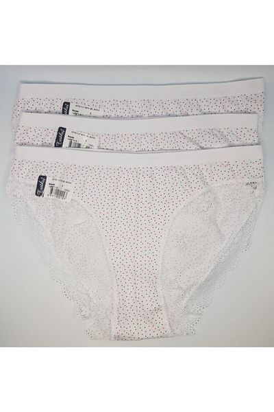 Tutku Chiloți albi de bikini Işıl pentru femei 0773