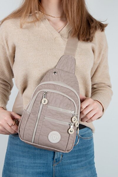 samilon Geantă de corp pentru femei din țesătură rezistentă la apă Geantă cu ...