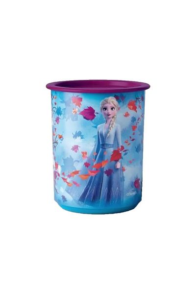 Tupperware Single Finger Storage Container Snowland Frozen Themed 1.25 Lt