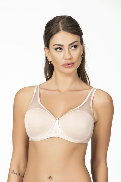 Minimizer Σουτιέν 704 Model Underwire and Unpadded Gatherer με λεπτομέρεια από τούλι