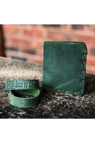 zarif atölye Napoly Handmade Leather Wallet Portfolio Unisex