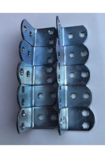 İstanbul E-Hırdavat Mobilya Dolap Köşe Bağlantı L Demir Gönye Sabitleme 10'lu