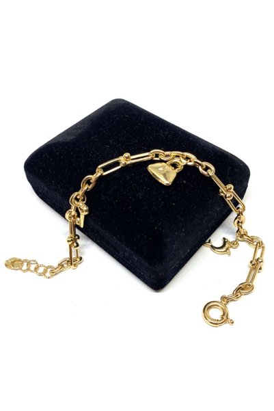 Gürler Kuyumculuk Kadın Sarı Tiffany Model Altın Bileklik - Kb0203