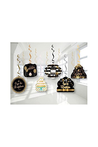 Huzur Party Store Conceptul Happy Birthday tematic „Iyi Ki Doğdun” - Set de 6...