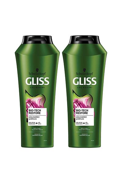 Gliss Bio-Tech 525 ml Strengthening Shampoo - X 2 Pieces