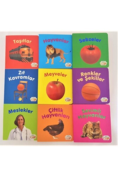 0-6 Yaş Yayınları Mini Board Books 9 Book Set