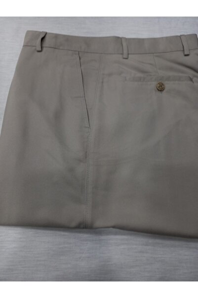 Emin Kumas Giyim Ανδρικό λινό παντελόνι με άνετο κόψιμο με σχέδιο αρμύλ