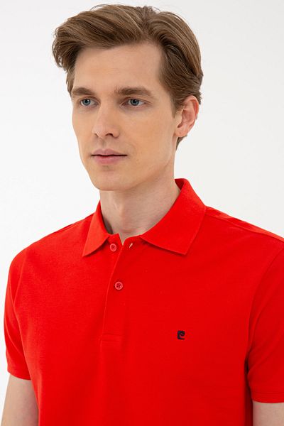 Pierre Cardin Μπλουζάκι με λαιμόκοψη Polo Flower Slim Fit Basic Polo