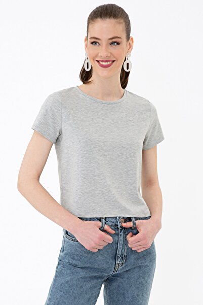 Pierre Cardin Gray Melange Women's T-Shirt G022SZ082.000.1320903