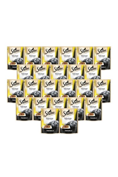 SHEBA Pouch Yaş Kedi Maması Tavuklu 85 Gr 24 Adet