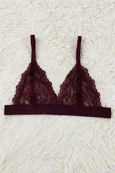 Top Step Bralette fără acoperire cu detaliu elastic