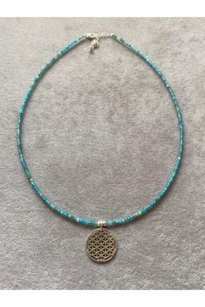 Roma Silvers Kadın Apatit Taşlı Yaşam Çiçeği Kolye