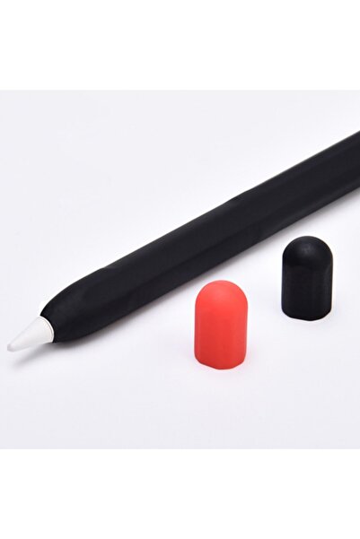 Ally Mobile Ally Apple Pencil 2 Için Koruyucu Kaymaz Silikon Kılıf Siyah