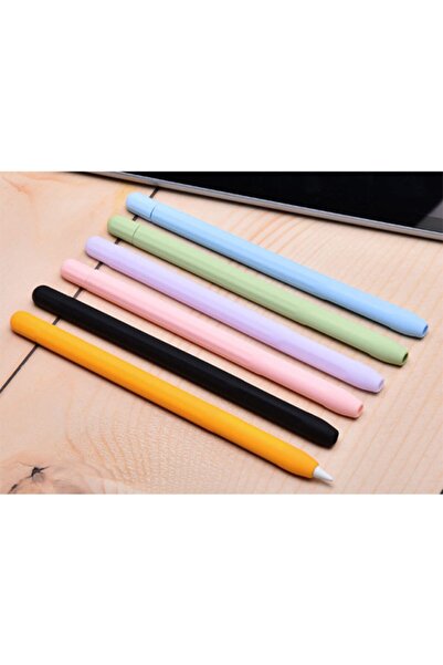 Ally Mobile Ally Apple Pencil 2 Için Koruyucu Kaymaz Silikon Kılıf Siyah
