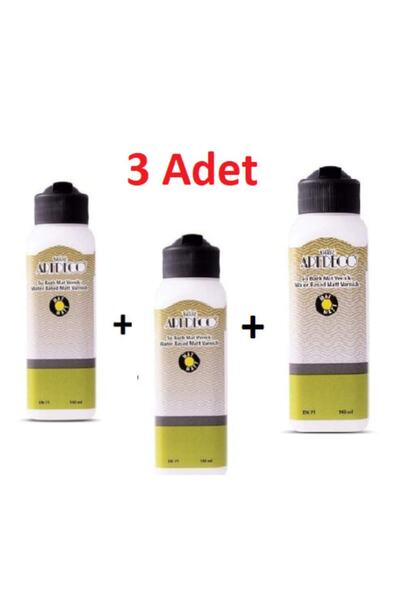 Artdeco Su Bazlı Mat Vernik 3 Adet (3x 140 Ml.)