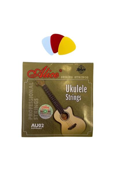 Alice Tekin Müzik Soprano Ukulele Teli + 3 Adet Pena