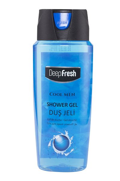 Deep Fresh Practical Men's Shower Gel with Lid Cool Men 500 ml