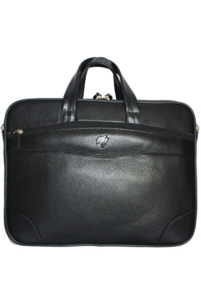 MÇ DERİ حقيبة جلدية أصلية مع حجرة للكمبيوتر المحمول 100% من جلد البقر بأربع عيون