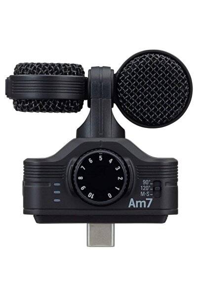 Zoom Usb-c Android Uyumlu Am7 Rotating Mid Side Stereo Capsule