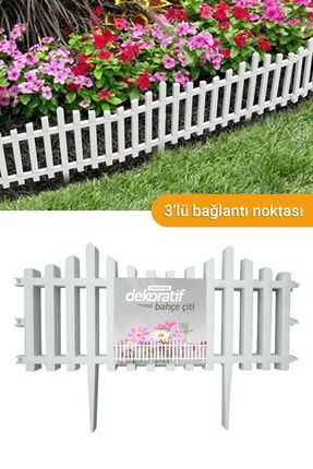 morpanya dekoratif bahce citi bordur plastik cit 59 cm tek peyzaj koruma panel beyaz dd618 fiyati yorumlari trendyol