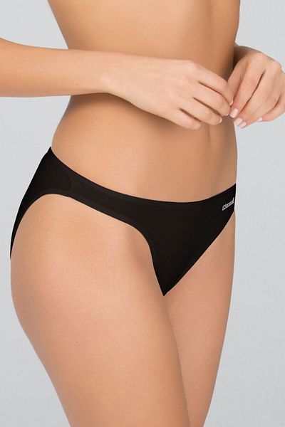Kom Chiloți slip bikini pentru femei Super Compact - Bumbac pieptănat Lycra, pachet de 2