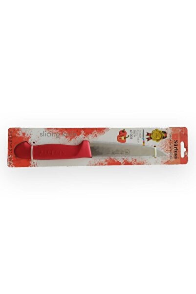 Sürbisa Mutfak Sebze Salata Bıçağı Kırmızı 12 cm   61005 -