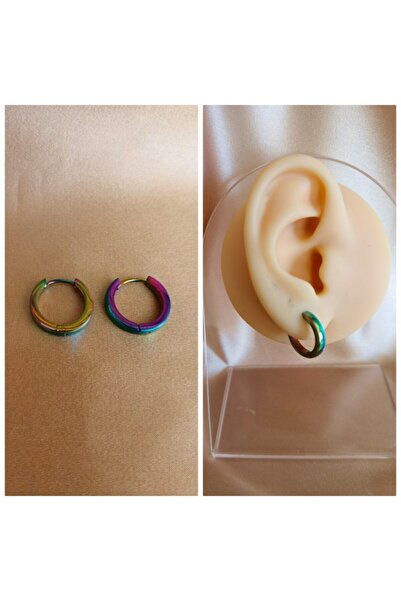 Bylin Takı Surgical Steel Hoop Earrings. Diameter 12 Mm, Thickness 2.5 Mm